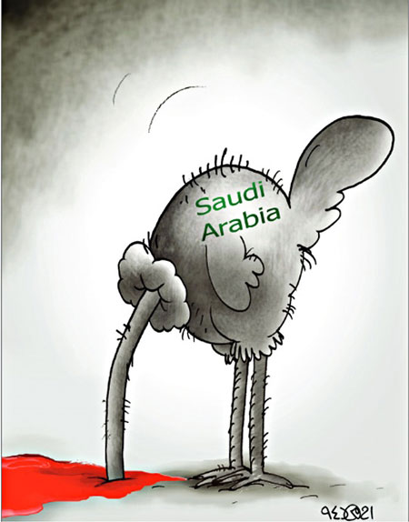 کارتون: واکنش عربستان به فاجعه منا!
