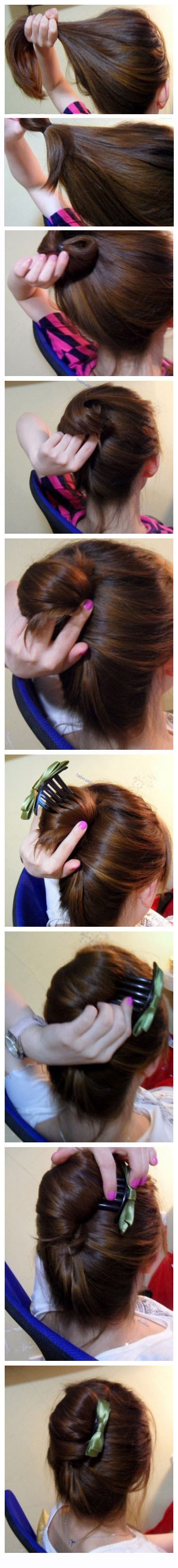 آموزش تصویری بستن مو به روش های ساده