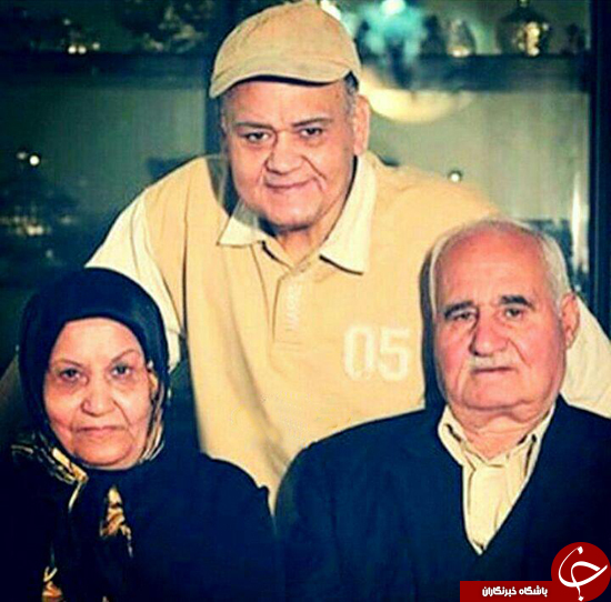 عکس: پدر و مادر اکبر عبدی
