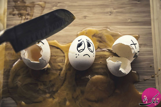 تصاویر خلاقانه و هنری با تخم مرغ