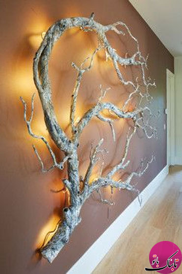 تصاویر: افزودن نمادی از درختان به چیدمان داخلی