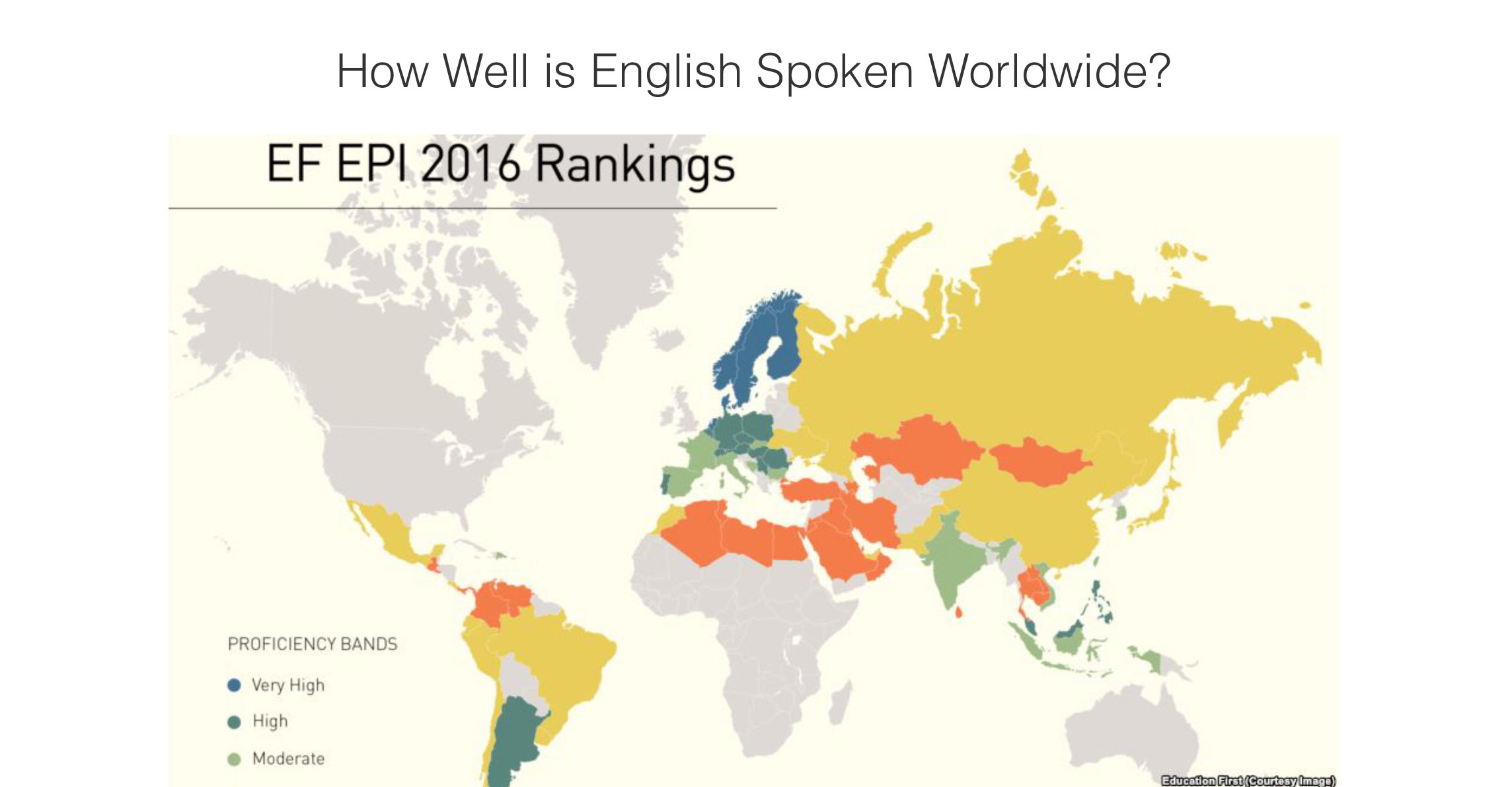 مردم جهان چقدر خوب انگلیسی حرف می زنند؟