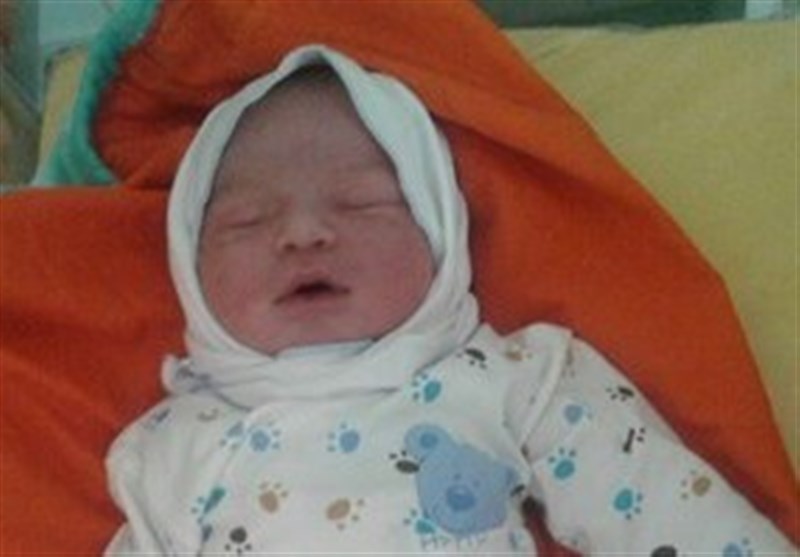تولد نوزاد ۵ کیلویی در زنجان +عکس
