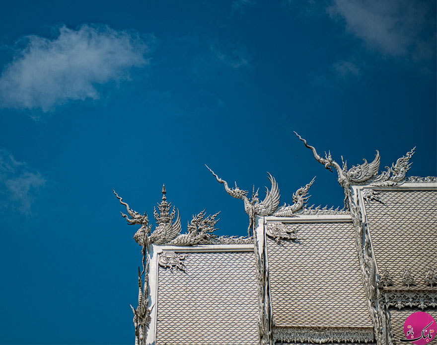 معبد سفید در تایلند با معماری شگفت انگیز
