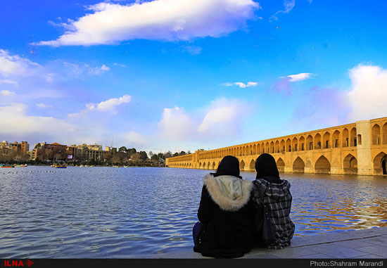 حال و هوای اصفهان بعد از بازگشایی زاینده رود +عکس