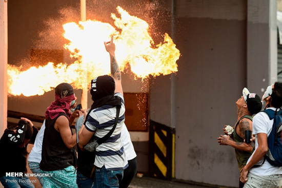 اعتراضات مردمی در ونزوئلا‎+عکس