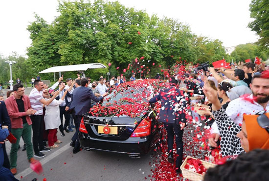 گلباران اردوغان در مراسم تحلیف +عکس