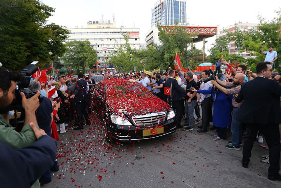 گلباران اردوغان در مراسم تحلیف +عکس