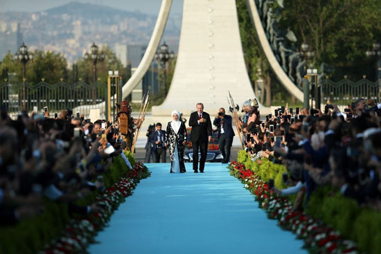 گلباران اردوغان در مراسم تحلیف +عکس