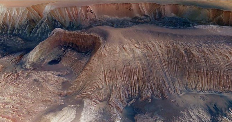 دره مریخی جدید کشف شد+عکس