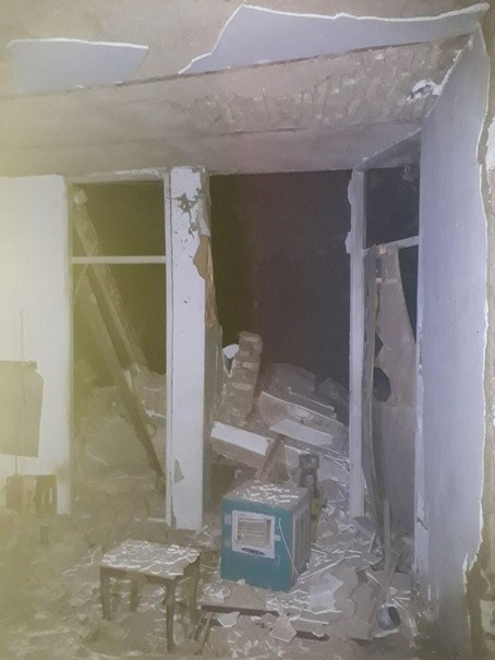 تخریب منزل مسکونی پس از انفجار مهیب +تصاویر