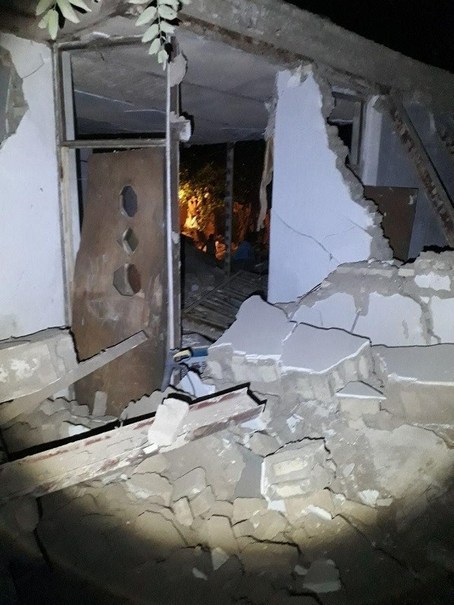 تخریب منزل مسکونی پس از انفجار مهیب +تصاویر