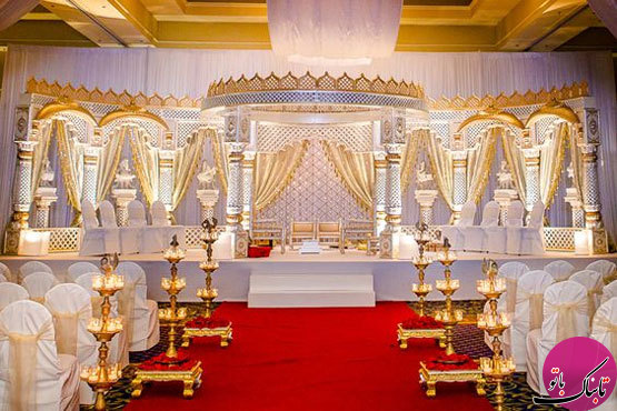 چیدمان سالن عروسی به سبک هندی