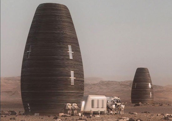 ۵ برنده مسابقه طراحی خانه‌های مریخی +عکس