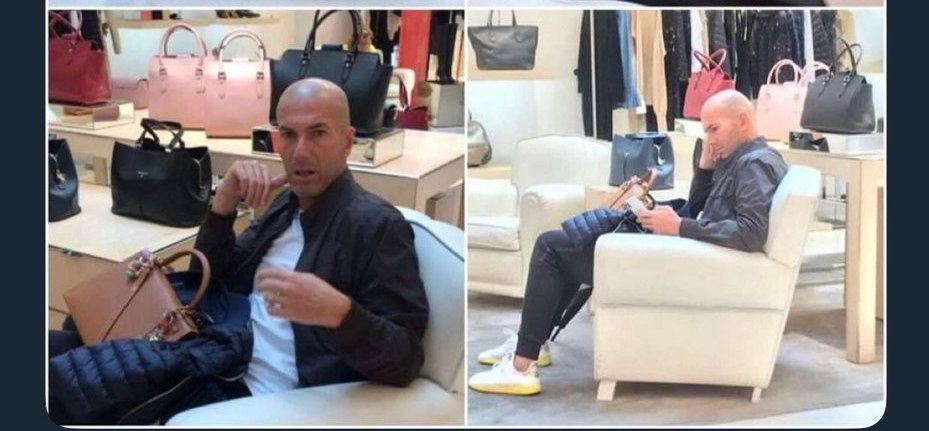 سرمربی معروف خسته و کلافه از خرید برای همسرش+عکس