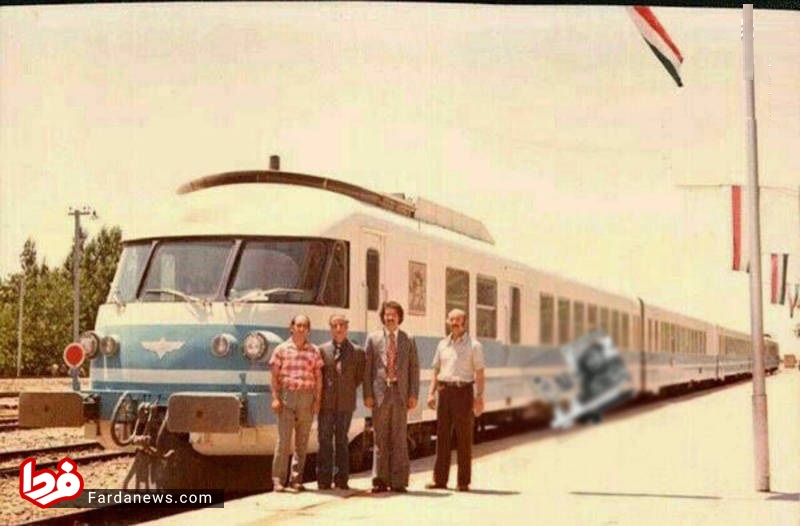 نخستین قطار سریع السیر ایران در سال ۱۳۵۴ +عکس