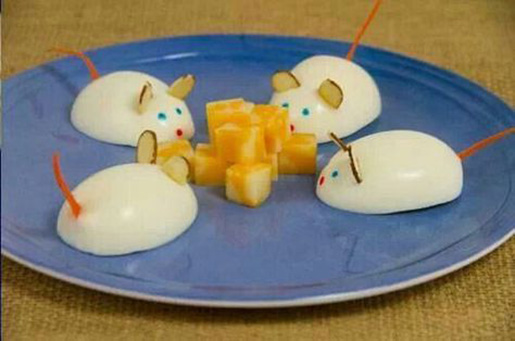12 ایده فوق العاده برای تزیین تخم مرغ پخته