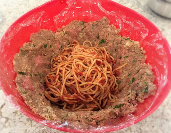 اسپاگتی کوفته ای؛ هم کوفته، هم ماکارونی