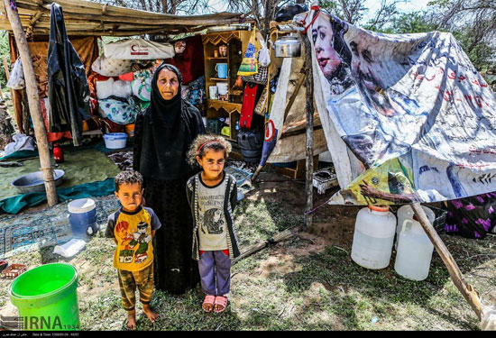 پناه بردن مردم به منطقه بروایه و صحرا‌های اطراف +عکس