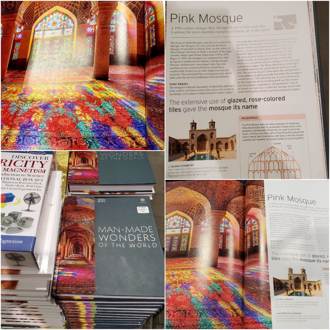 مسجد ایرانی روی جلد کتاب عجایب دست‌ساز دنیا +عکس