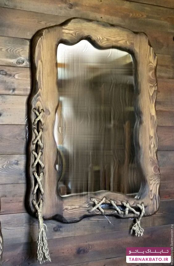 مدل‌های زیبا و متفاوت قاب آینه‌ی چوبی