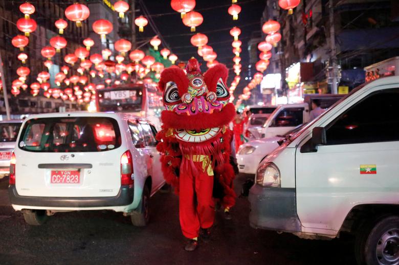 جشن سال نو قمری چینی در سراسر جهان / از آتش‌بازی تا اژدها