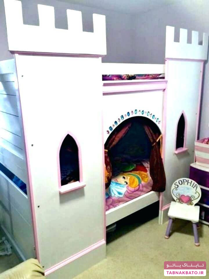 ترکیبی از خلاقیت و خیال در طراحی تخت کودک