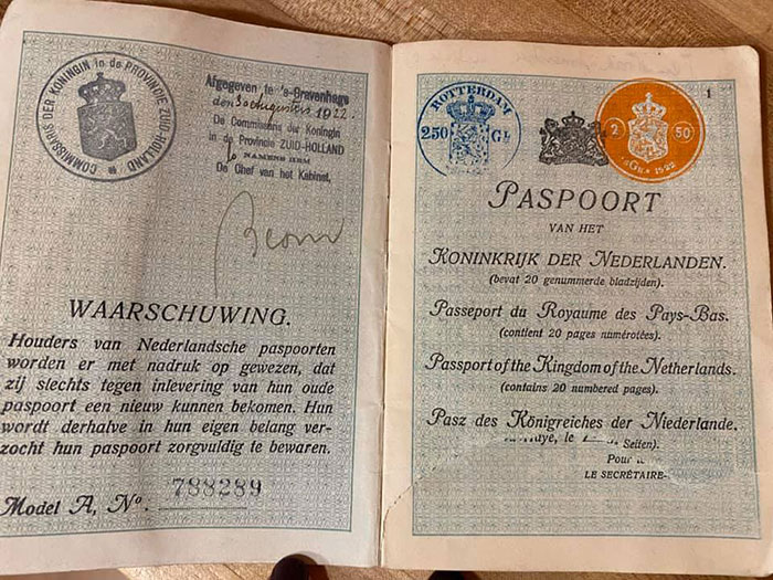 تصاویری از گذرنامه‌های اروپایی در ۱۰۰ سال پیش