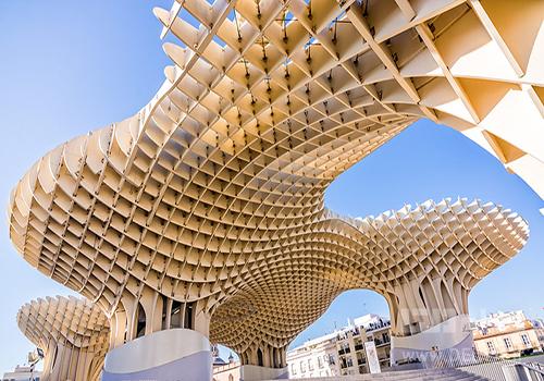 معماری مدرن متروپل پاراسول، بزرگترین سازه چوبی جهان