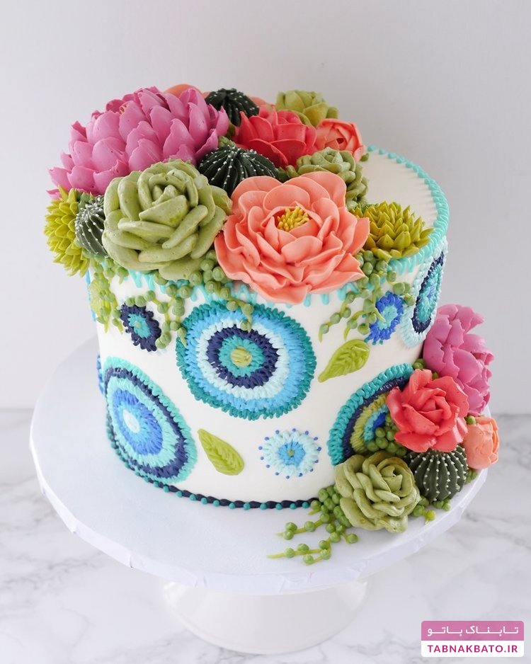 کیک‌های گلدوزی شده، خلاقیت شگفت آور هنرمند مکزیکی