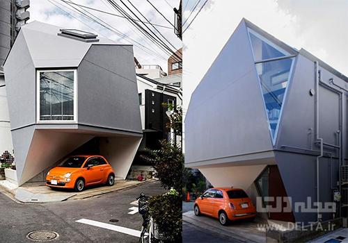 معماری خاص خانه چندضلعی در ژاپن