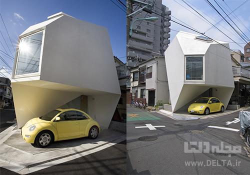 معماری خاص خانه چندضلعی در ژاپن