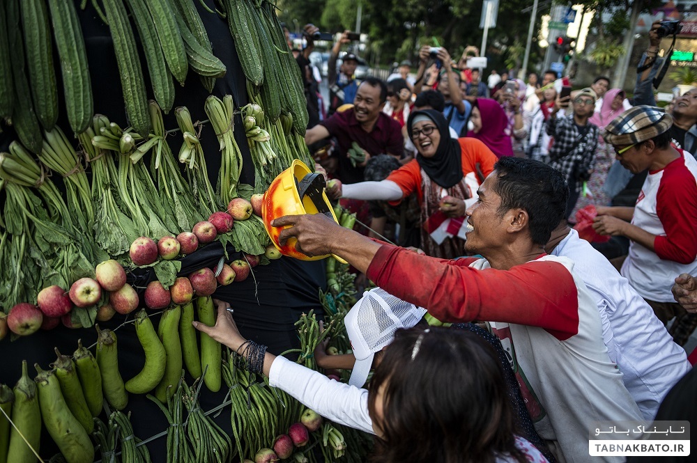 روش خاص مردم اندونزی برای حمایت از رئیس جمهور «جوکوی»