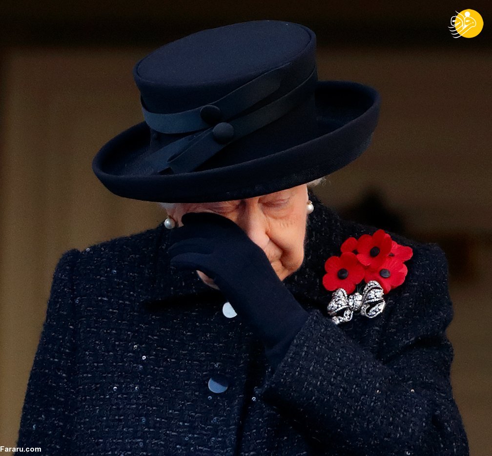 اشک ملکه انگلیس در آمد+عکس