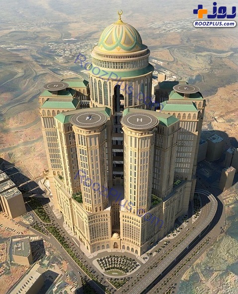 افتتاح بزرگ ترین هتل جهان در مکه+عکس