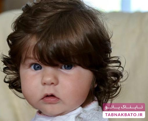 محبوبیت نوزاد پنج ماهه به خاطر موهایش