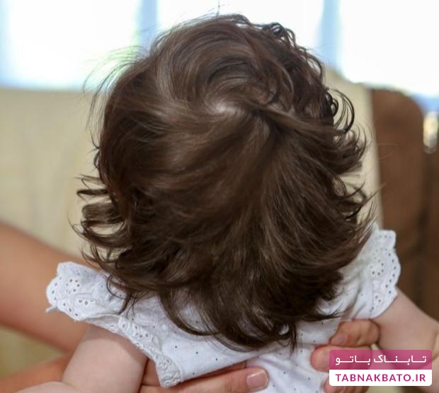محبوبیت نوزاد پنج ماهه به خاطر موهایش