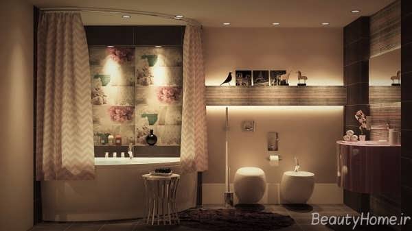 تصاویر دکوراسیون حمام های لوکس و مدرن با طراحی های فوق العاده