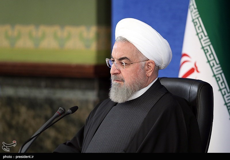 چهره گرفته و عصبانی روحانی در جلسه امروز + عکس