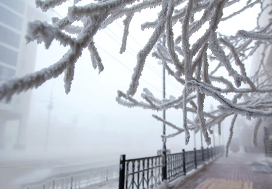 زمستان در سردترین شهر جهان