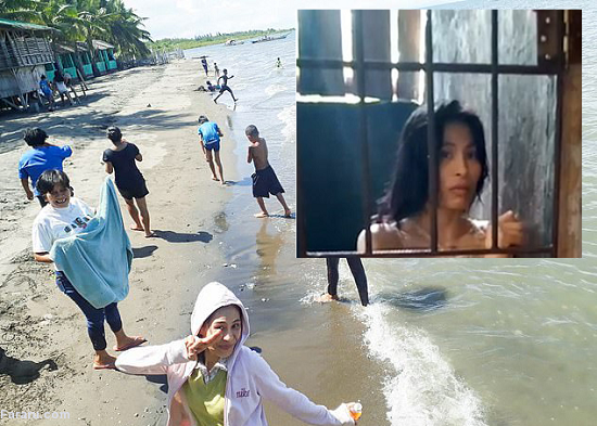 خانواده زن فیلیپینی، او را در قفس زندانی کردند