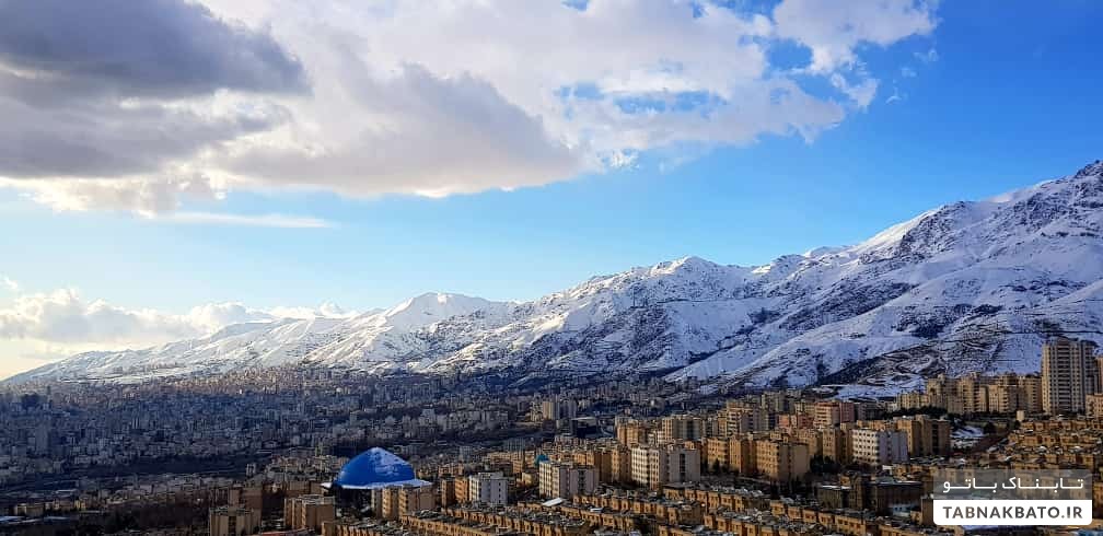 تصاویری چشم نوار از یک روز زیبای زمستانی در تهران