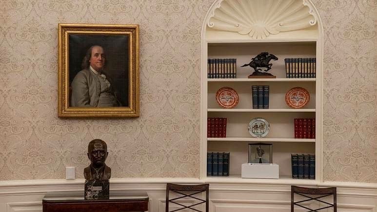 تغییر دکوراسیون اتاق معروف کاخ سفید +عکس