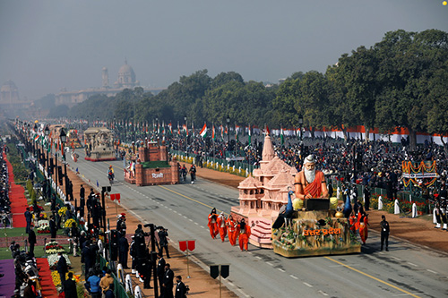 جشن هفتاد و دومین سالگرد روز جمهوری هند