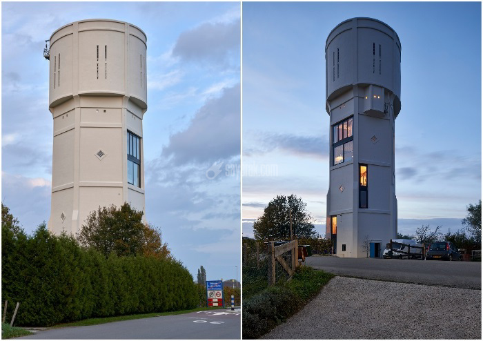 تبدیل یک برج آب قدیمی به خانه زیبا در هلند