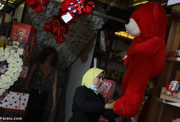 تصاویری از برگزاری «روز ولنتاین» در غزه