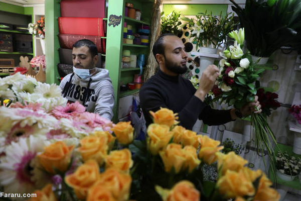 تصاویری از برگزاری «روز ولنتاین» در غزه