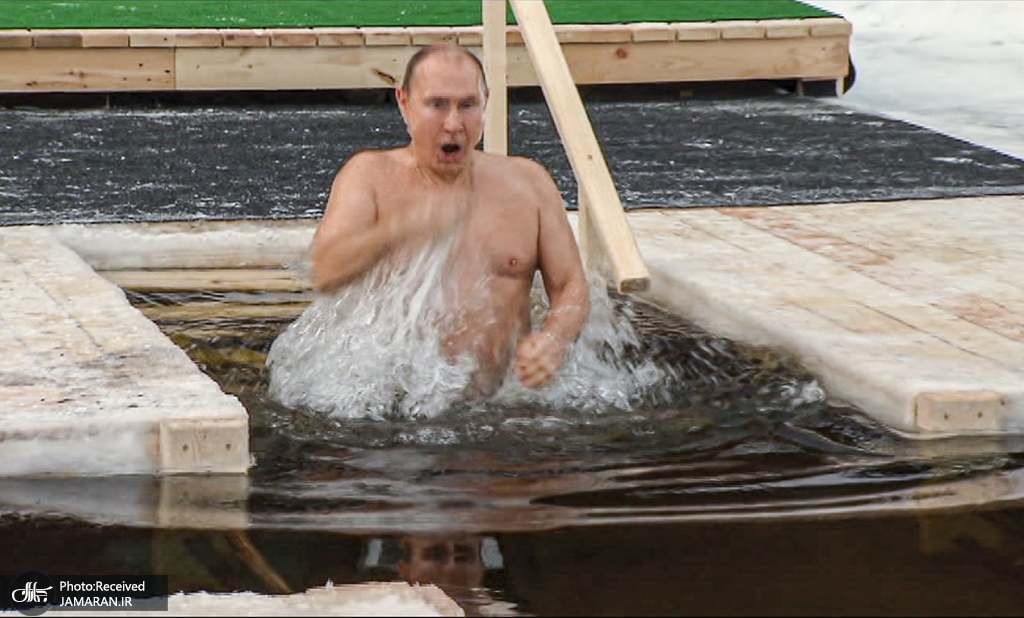 عکس متفاوت پوتین در خبرگزاری های روسیه