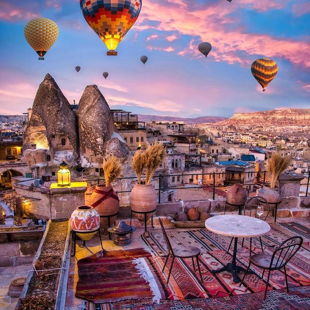 نمایی زیبا از «کاپادوکیا» ترکیه