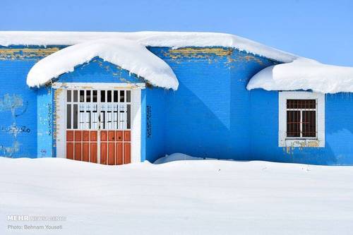 برف در سربند استان مرکزی (عکس)